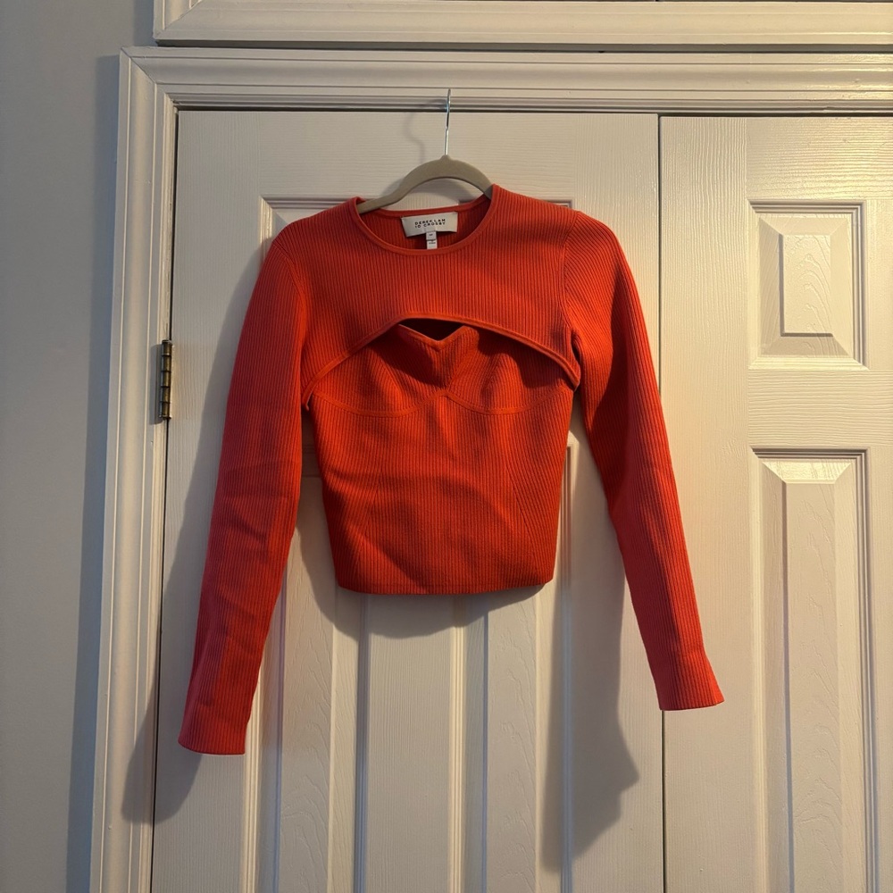 Derek Lam 10 Crosby Nessa Rib Sweater Knit Shrug Set
Bolero Cami Small